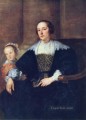 コリン・ド・ノールの妻と娘 バロック宮廷画家アンソニー・ヴァン・ダイク
